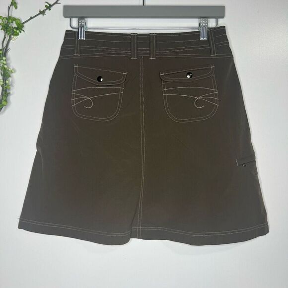 Kuhl Brown Skirt Sz 6 - Picture 8 of 8